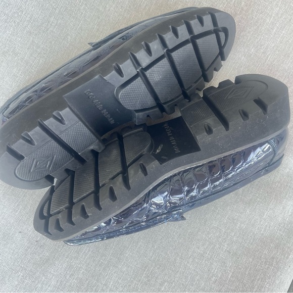 Donald Pliner The Hope Dark Blue Slip on Loafers Size 8 NWOB - Picture 4 of 5